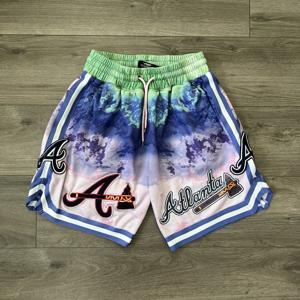 Pro Standard Mens M Sweat Shorts Atlanta Braves Multicolor